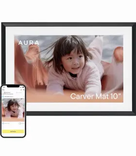 Bbb009 Aura Bk Digital Photo Frame 10.1 Inch Hd Screen 1280 X 800 Wi-fi Black W Mat