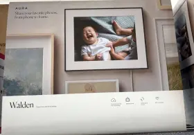 Af110-mblk Aura Home Af113-mblk/af110-mblk - Walden 15 Inch Digital Wifi Frame Free Shipping
