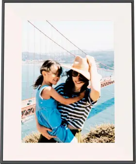 Af213-mblk Aura Home - 12 Inch Hd Wifi Aspen Matted Ink- Digital Photo Frame By