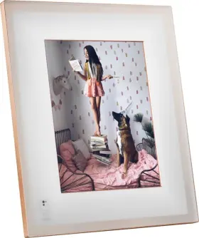 Pu1-1601 Aura Mint - Smart Digital Photo Frame Fsiv10 9.7 Inch Lcd Wi-fi Ivory Rose Gold
