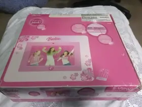 Bar598 Barbie B-view 7 Inch Digital Photo Frame Remote Control Pink Open Box