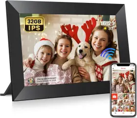 Bigasuo 313029176183 10.1 Inch Wifi Digital Picture Frame 32gb Memory 1280 X 800 Touch Screen