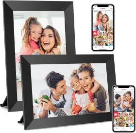 Bigasuo 313097391396 Frameo 10.1 Inch Wifi Digital Photo Frame Touchscreen Hd Smart Display 2 Pack