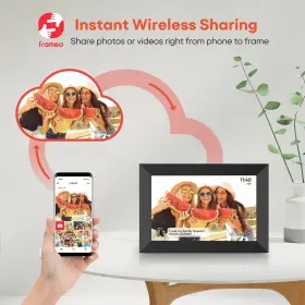 Bigasuo 764283630698 Frameo 10.1 Inch Wifi Digital Picture Frame 1280x800 Hd Ips Touch Screen Pho #2