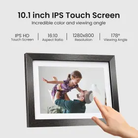 Cm1705bate Bihiwoia Digital Picture Frame 10.1 Inch Wifi Photo 32gb Frameo Best