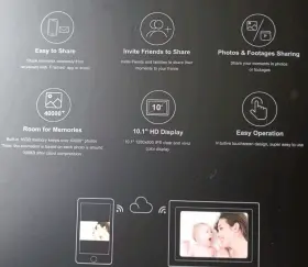 X002wlfm4p Bihiwoia 16gb Digital Picture Frame 10.1 Screen Wi-fi Photo #3