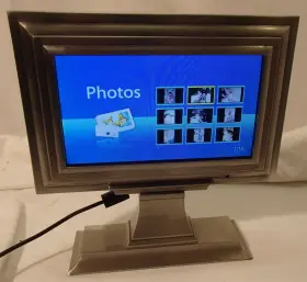 Sdp-704c Bpidion Silver Video Photo 7 Inch Digital Lcd Frame 16gb
