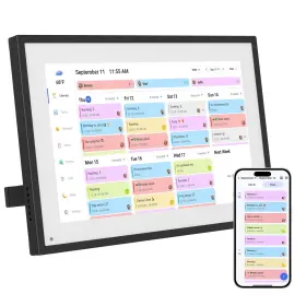Dcb101 Bqqjdd 10.1 Inch Digital Calendar Picture Frame 2026 Desk Smart Wi