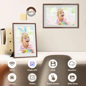 Branded01 313036058052 Digital Picture Frame 10.1 Inch Wifi Photo Ips Hd Touch Screen E #3