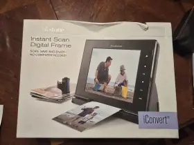 Brookstone 375054961424 Iconvert Instant Scan Digital Frame- 8 Inch Frame 600 X 800