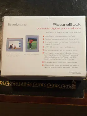 538751 Brookstone My Life 3.5 Inch Portable Digital Photo Album Picture Frame #3
