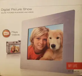 634592 Brookstone Digital Picture Show 10 Inch Frame Open Box Tested