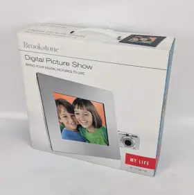 Ah1212-b Brookstone 8 Inch Digital Picture Frame Show - My Life