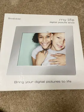 Ah1812-b Brookstone My Life 10 Inch Digital Picture Frame Black -