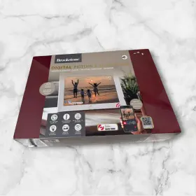 Bs-dfrm10-red Brookstone Digital Picture And Video Frame 32gb Built-in Storage Brand New Ship