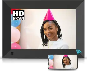Bsimb 691195444498 8 Inch 32gb Smart Wifi Digital Picture Frame With &