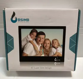 1024 Bsimb 971286940011 New M12 Digital Picture Frame 8 Inch Photo 768 Pixels