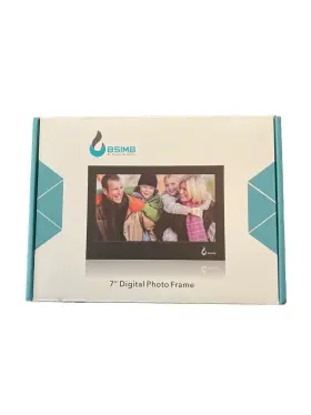 X0029kdmg9 Bsimb - Model S01 7 Inch Digital Photo Frame. Black. Auto Slideshow. New In Box