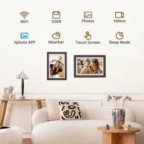 Sd20141030202 Bwjbsw Touch Digital Picture Frame Wifi 10 Inch Ips Screen Photo D #2