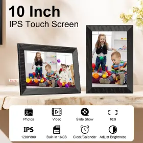 Byd10 Byybuo 10.1 Inch Digital Picture Frames Wifi Ips Touch Screen Photo Album 16g Best Xmasgift #2