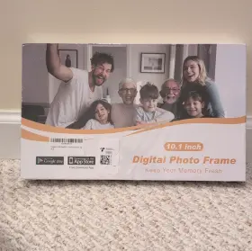 X004ed6ut5 Camupdog 10.1 Inch Ips Wi-fi Digital Photo Frame White Touch Screen 16gb Video