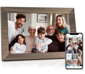 Canupdog 313023989949 Wifi Digital Picture Frame 10.1 Inch Ips Touch Screen Smart Cloud Photo