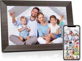 Canupdog 313091546556 10.1 Inch Digital Picture Frame Smart Wifi Photo With Ip