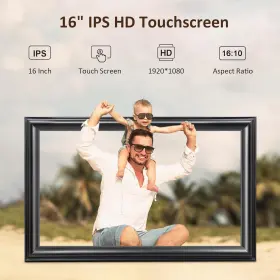 1920 Canupdog 705353516481 16 Inch Large Digital Picture Frame Wifi Photo With #2