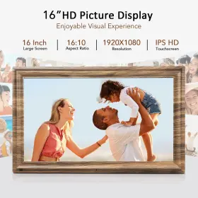 Canupdog 723735917992 16 Inch Large Digital Picture Frame Photo With 32gb Storage Wa #3
