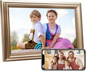 Canupdog 744110235012 Wifi Digital Picture Frame 10.1 Inch Ips Hd Cloud Smart Photo 16g