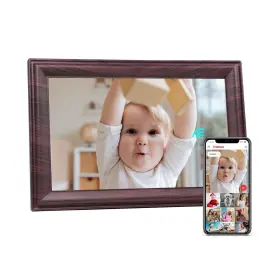 Canupdog 757611477126 Digital Photo Frame Ips Touch Screen Picture 16gb Sto
