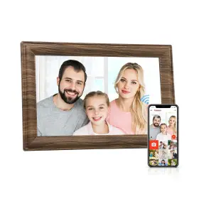 Canupdog 757611591204 Wifi Digital Picture Frame 10.1 Inch Smart Photo With 16gb Sto