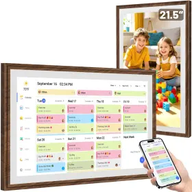 Mw215 Canupdog 21.5 Inch Digital Calendar Chore Chart With Touchscreen - Full Hd Interactive
