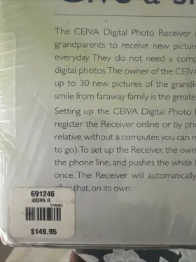 Lf-2003 Ceiva 681726000408 Ii Digital Photo Receiver 2003 Sealed 8x10 Frame - #3