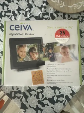Lf-2003 Ceiva 681726000408 Ii Digital Photo Receiver 2003 Sealed 8x10 Frame -