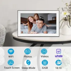 Cr-1015 Churui Inch Large Digital Picture Frame Wifi Smart Photo 15.6 White #3