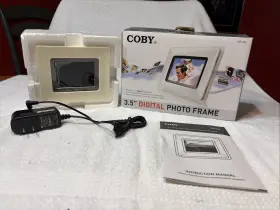 Coby 16829913529 Dp-352 Digital Photo Frame. 3.5 Inch . Open Box