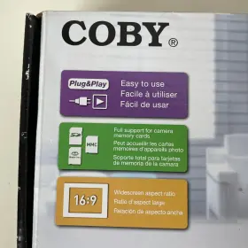 Dp700blk Coby 503444343110 Digital 7 Inch Photo Frame Widescreen Lcd Usb Jpeg Files Card Slots Ac #3