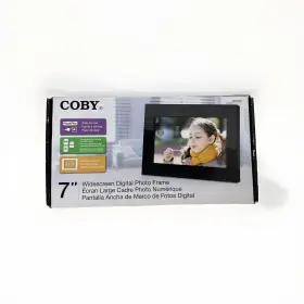 Dp700blk Coby 503444343110 Digital 7 Inch Photo Frame Widescreen Lcd Usb Jpeg Files Card Slots Ac
