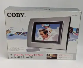 Dp-887 Coby Digital 8 Inch Photo Frame With Mp3 Player
