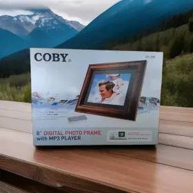 Dp-888 Coby 8 Inch Digital Photo Frame With Mp3 Player Dp888