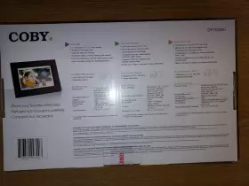 Dp700wd Coby Widescreen Digital Photo Frame 7 Inch New #2