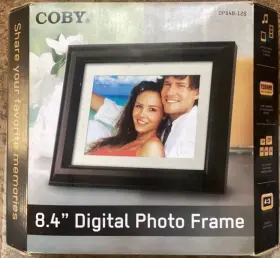 Coby Dp848-128 8.4 Inch Digital Photo Frame Brand New Never Used