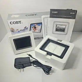 Mp-352 Coby Dp352 White/black Digital Photo Picture Frame - Sd Card Ms Usb Flash Drive