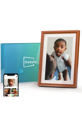 Cozyla 741365530169 Smart Digital Picture Frame Built In Alexa Unlimited Storage