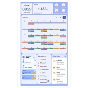 Cd-8s541p Cozyla 15.6 Inch 1080p Digital Wall Calendar 2 Touchscreen Smart Display White