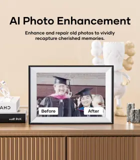 Cozyla Frame 669936967742 Digital Picture Wifi Free Unlimited Storage Ai-powered Send Pict #3