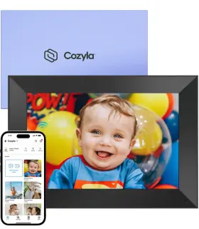 Cozyla Frame 741365530145 Digital Picture Wifi Free Unlimited Storage Ai-powered Send Pict