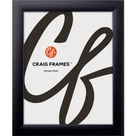 1wb3bk1620aac Craig Frames 16x20 Black Poster Frame 1 Inch Modern Mdf Smooth Matte Fi