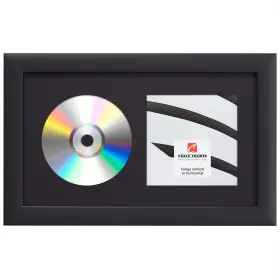 Cd1wb3bk Craig Frames Cd Display Frame 7x12 Black Style 1-inch Moulding With Smo